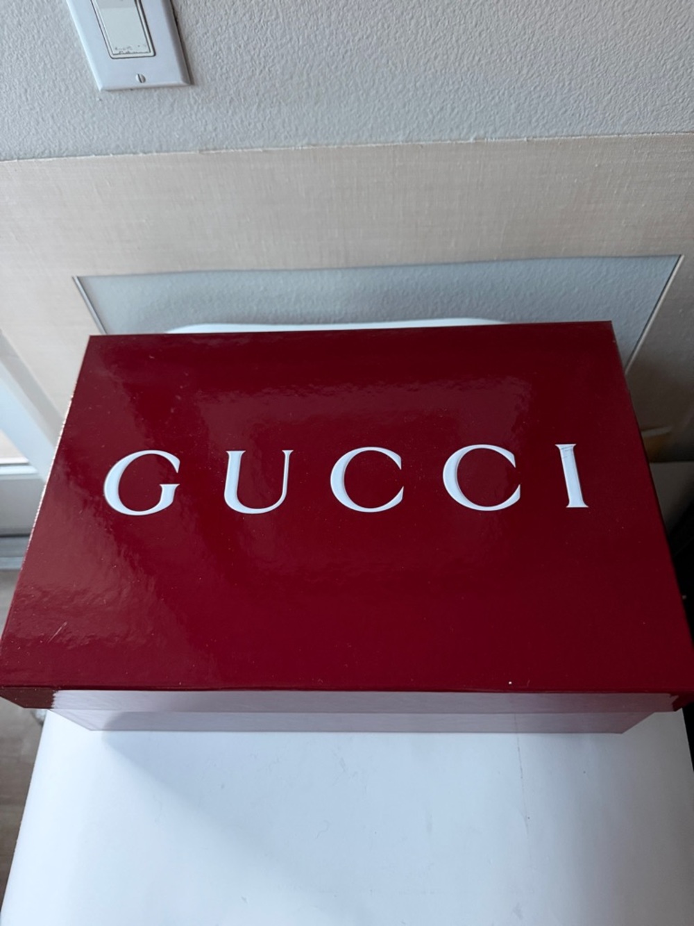 Gucci Maroon Shoe Box